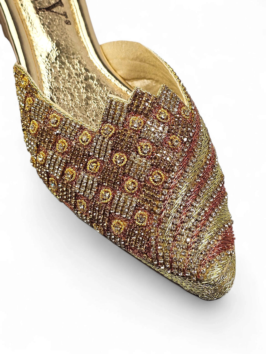 Swing Golden Flat Mule