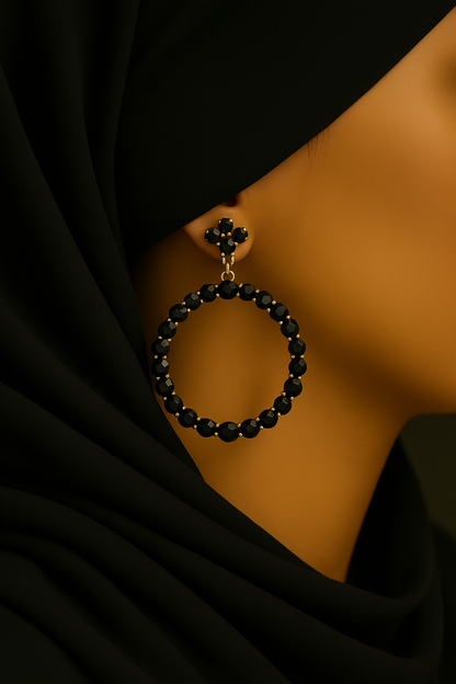 Rafaela Crystal Golden Earring