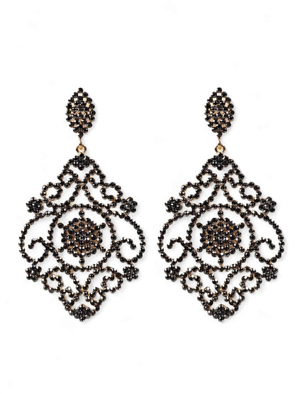 Festa Crystal Black Earring