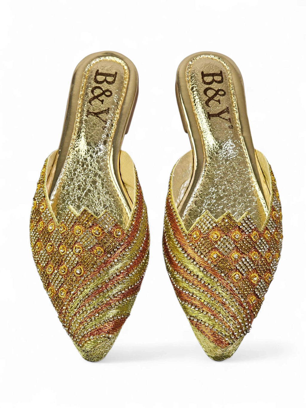 Swing Golden Flat Mule