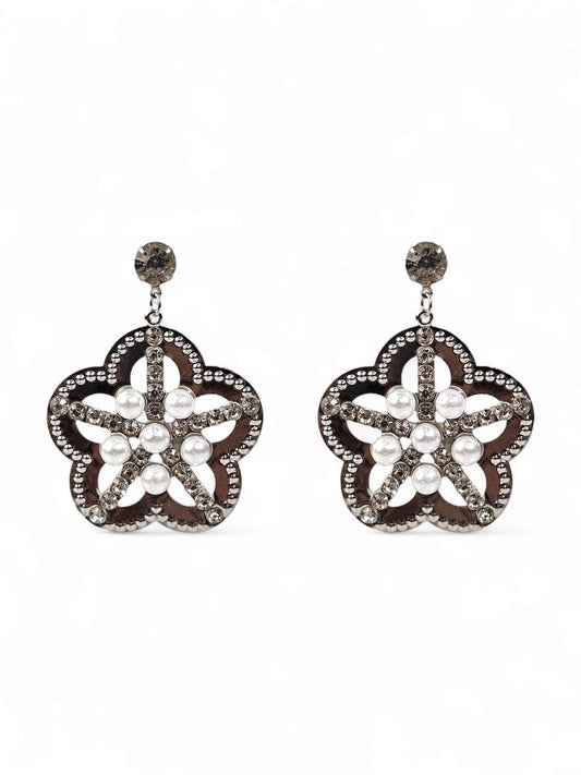 Flower Silver Earring
