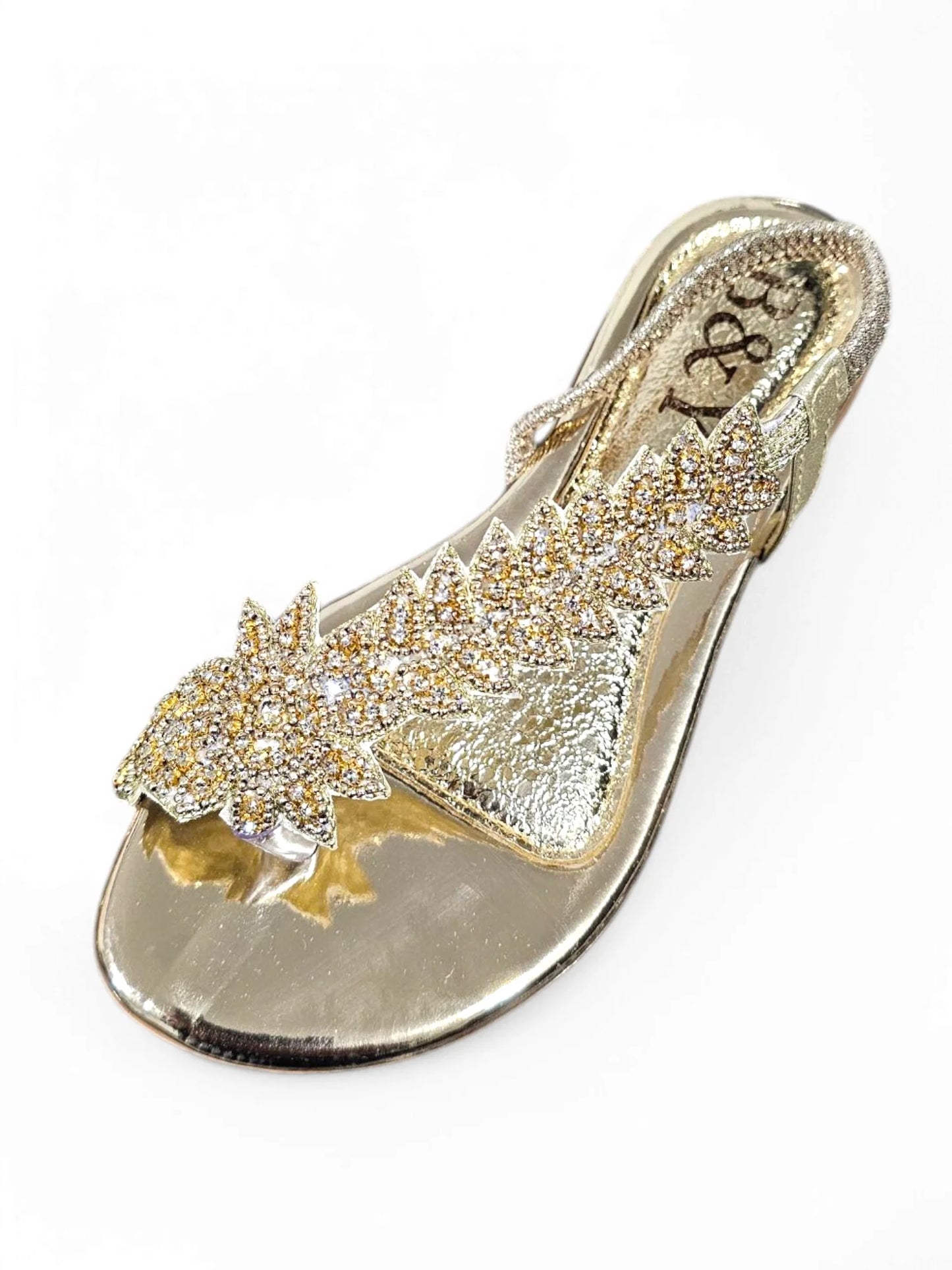 Dance Golden Flat Sandal