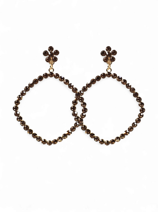 Rafaela Crystal Golden Earring