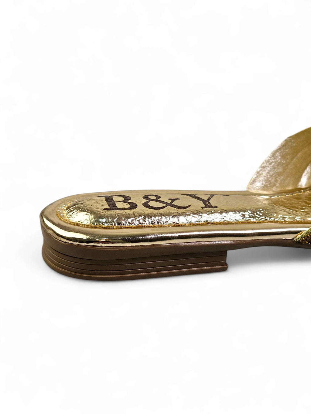 Swing Golden Flat Mule