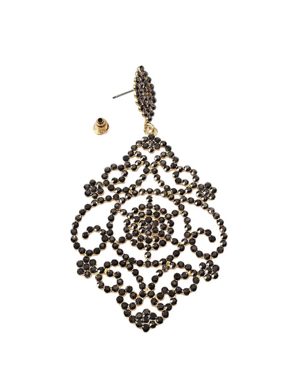 Festa Crystal Black Earring