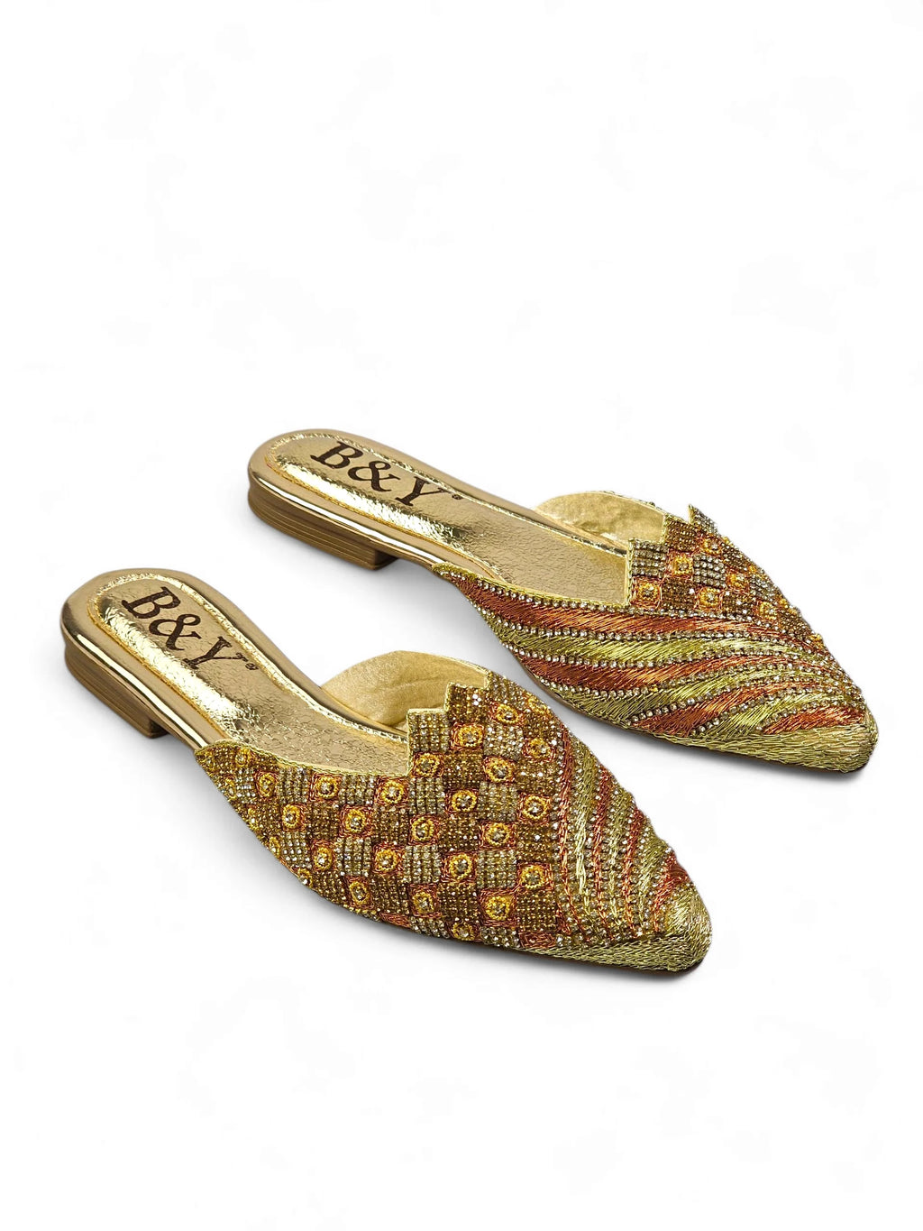 Swing Golden Flat Mule