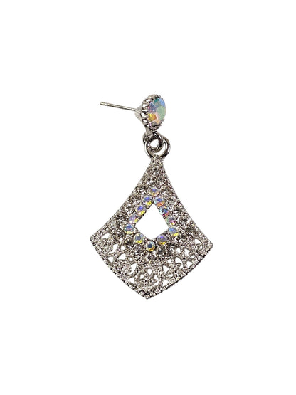 Festa Crystal Silver Earring