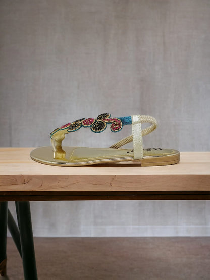 Sonata Verde Flat Sandal