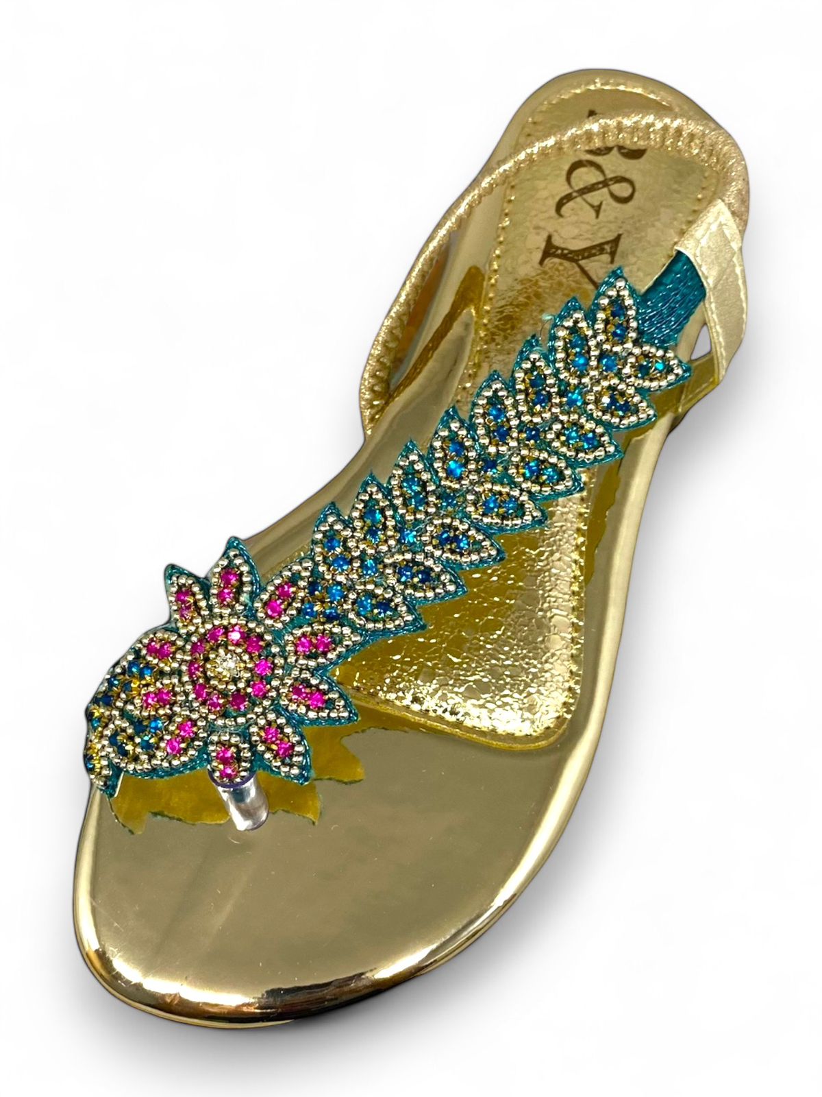 Dance Verde Flat Sandal