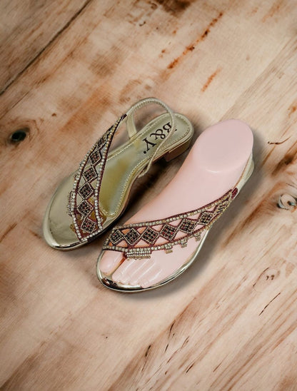 Tranquil Vinho Block Heels  Sandal