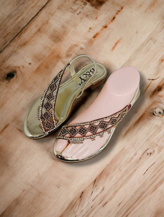 Tranquil Vinho Block Heels  Sandal