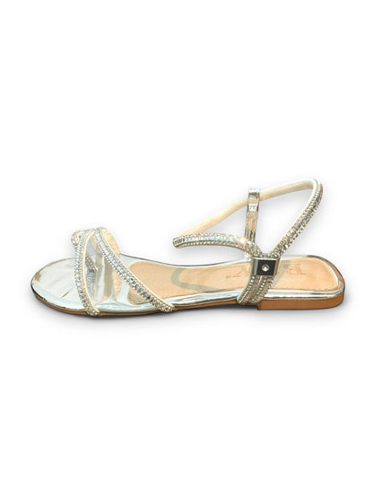 Epoch Silver Flat Sandal