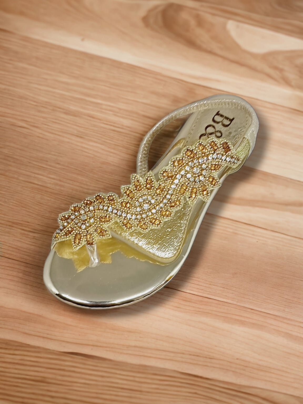 Nirelle Golden Flat Sandal