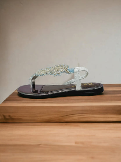 Nirelle Silver Flat Sandal