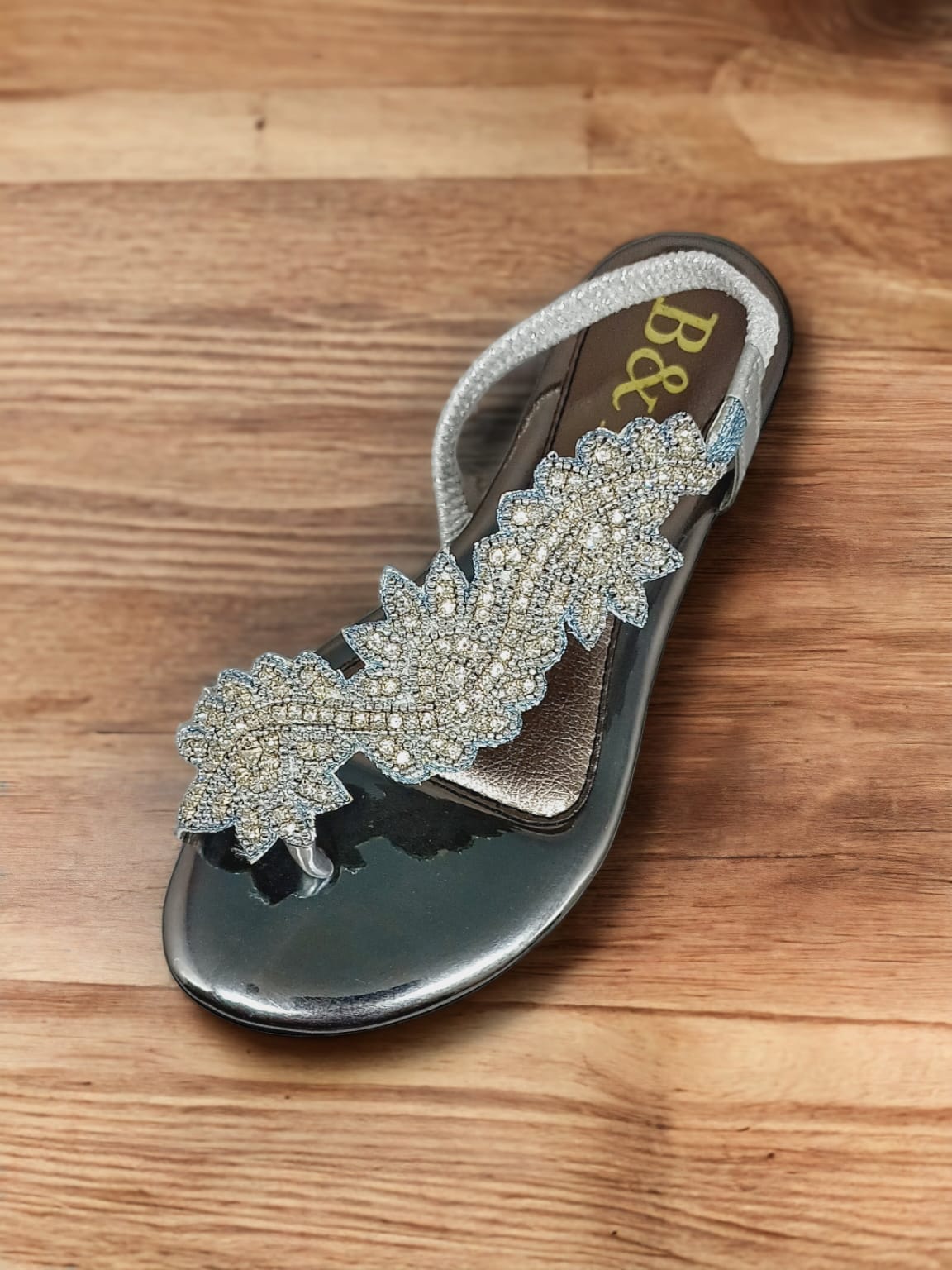 Nirelle Silver Flat Sandal